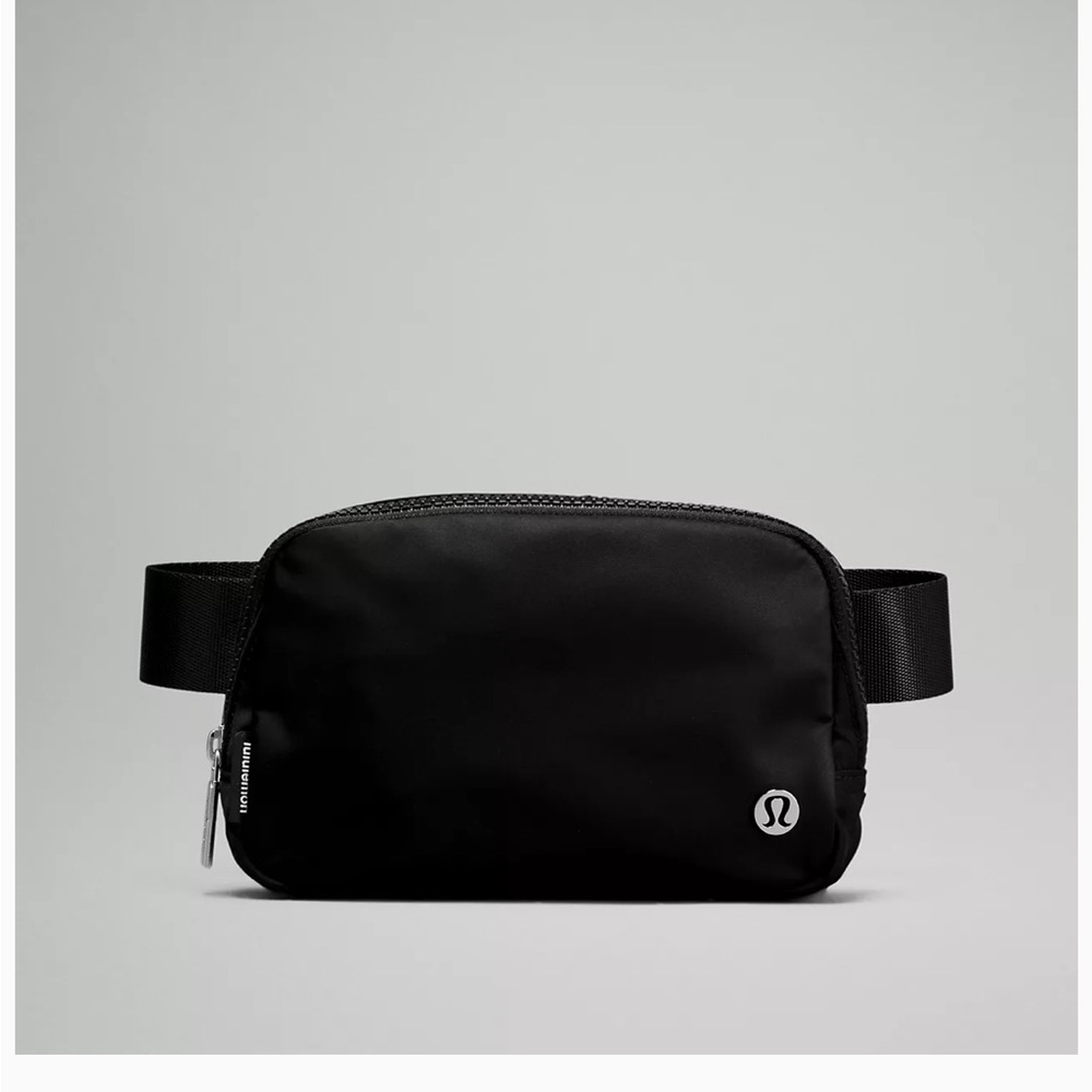 black lulu belt bag
